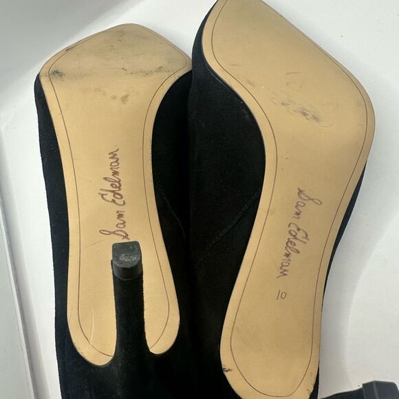 Sam Edelman Oran Black Suede Mules size 10 - Picture 8 of 9